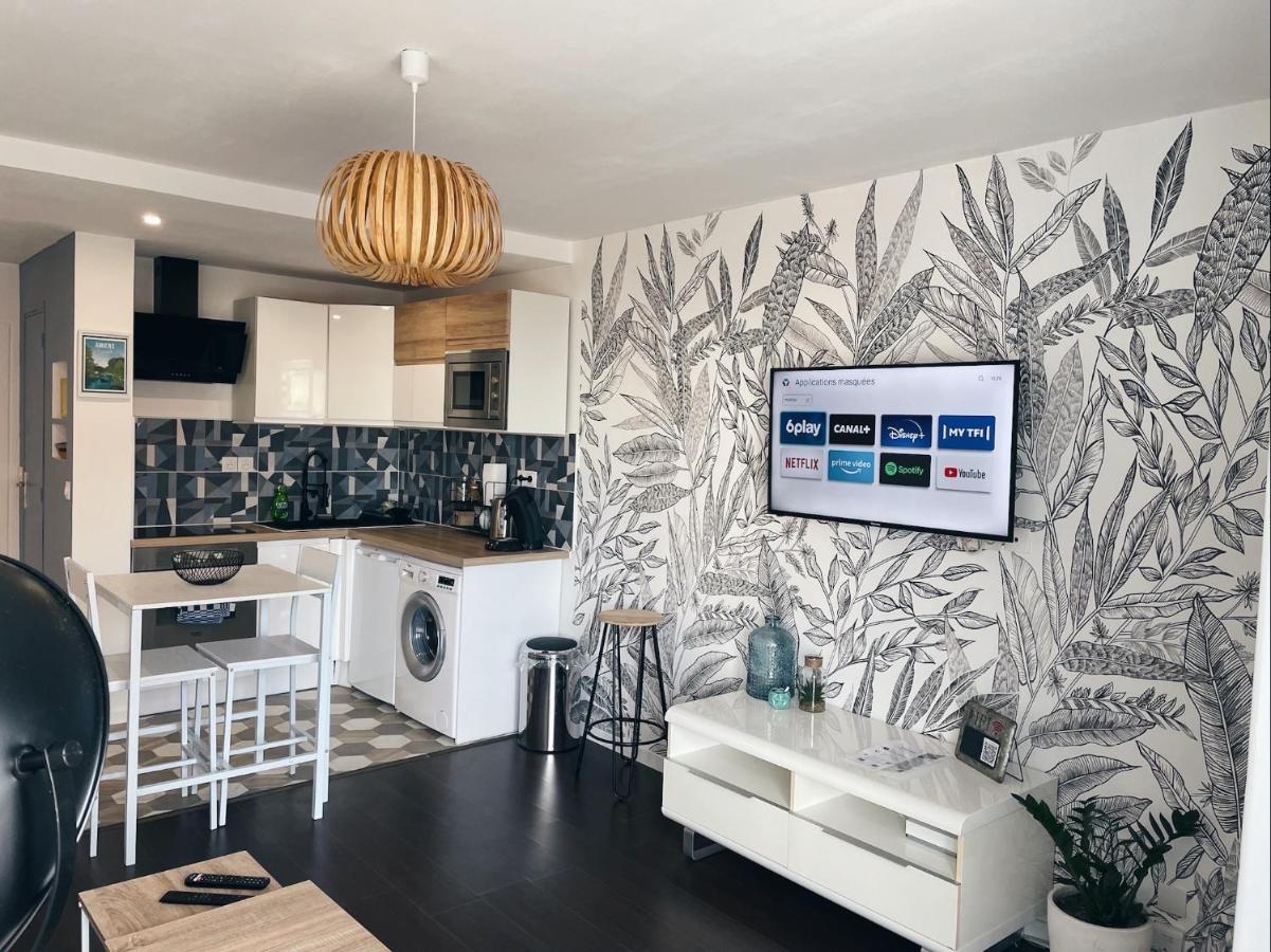 New: Appartement Tout Confort + Parking Gratuit أميا المظهر الخارجي الصورة